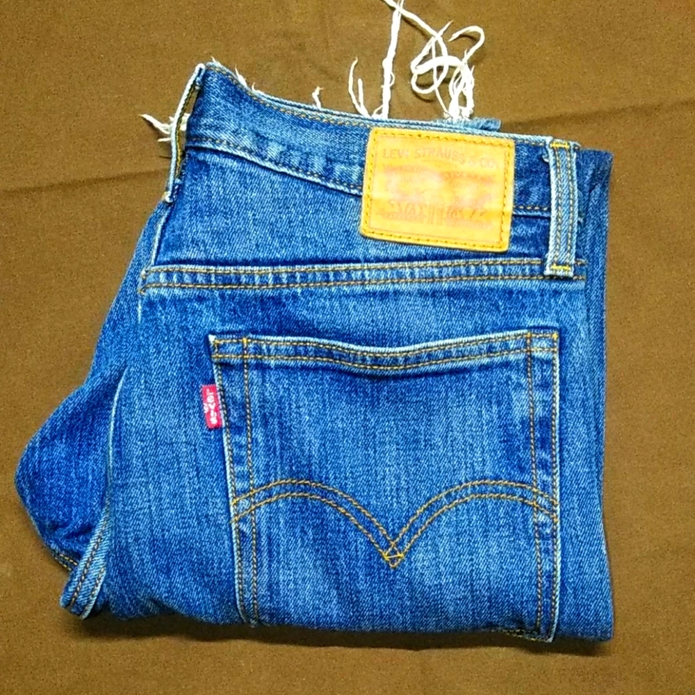 White Oak Cone Denim Button Fly Raw Hem 29
